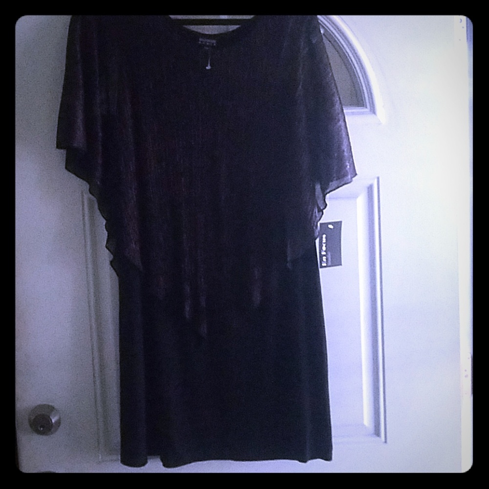 EnFocus Studio Shimmer Dress Sz-16W